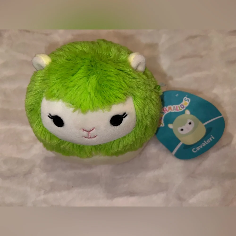 Squishmallow 5” Cavaleri the Green‎ Llama Plush – Farm Squad